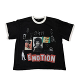 MIXED EMOTIONS TEE 'BLACK STATIC'