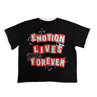 MIXED EMOTIONS TEE 'BLACK STATIC'