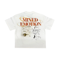 MIXED EMOTIONS TEE 'DEJA VU WHITE'
