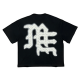MIXED EMOTIONS TEE 'END RHINESTONE BLACK'