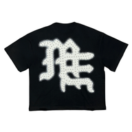 MIXED EMOTIONS TEE 'END RHINESTONE BLACK'