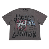 MIXED EMOTIONS TEE 'GREY FRIENDS'