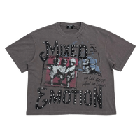 MIXED EMOTIONS TEE 'GREY FRIENDS'