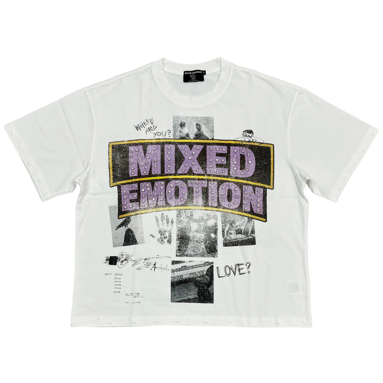 MIXED EMOTIONS TEE 'LOST IDENTITY'