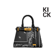 NDG PARIS BAG '250MM BLACK BANDANA'
