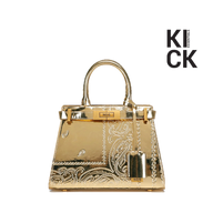NDG PARIS BAG '250MM GOLD PAISLEY'
