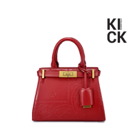 NDG PARIS BAG '250MM RED VALENTINE PAISLEY'