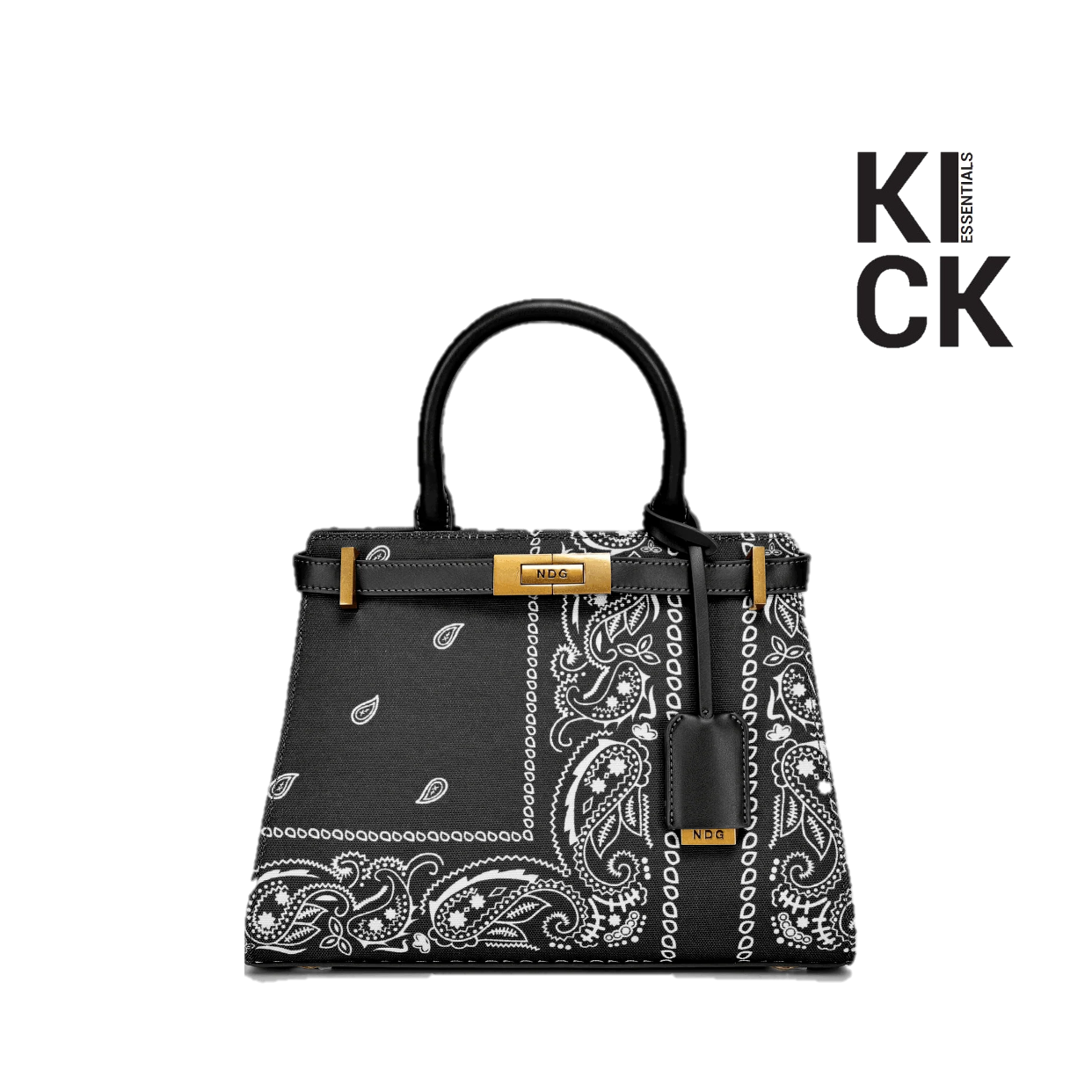NDG PARIS BAG '300MM BLACK BANDANA'