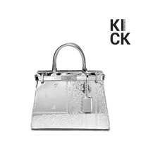 NDG PARIS BAG '300MM SILVER PAISLEY'