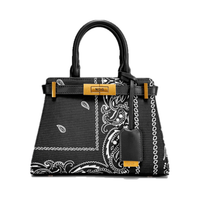 NDG Paris Bag '250mm Black Bandana'