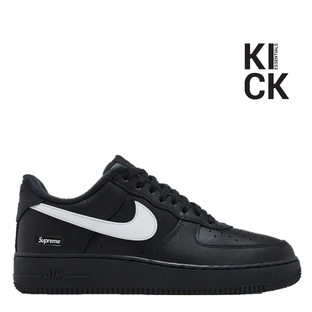 NIKE AIR FORCE 1 LOW 'SUPREME BOX LOGO BLACK WHITE'