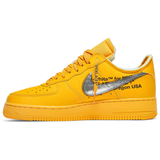NIKE AIR FORCE 1 LOW 'OFF-WHITE UNIVERSITY GOLD METALLIC SILVER'