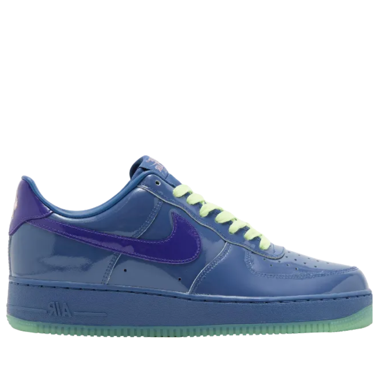NIKE AIR FORCE 1 LOW 'PATENT LEATHER MYSTIC NAVY GRAPE ICE'