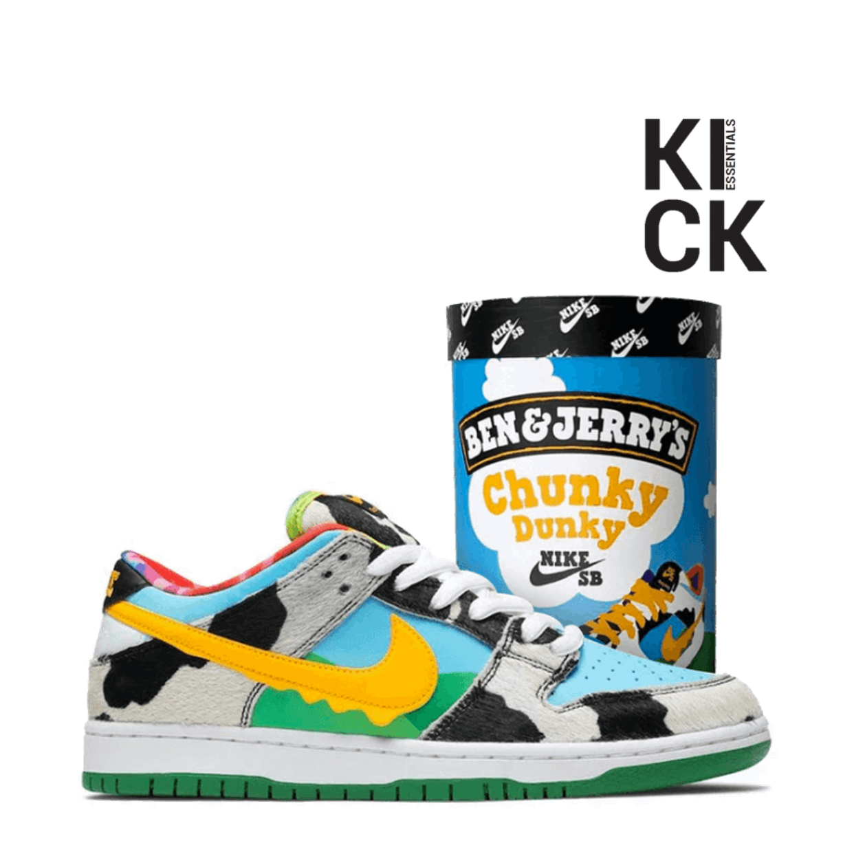 NIKE DUNK LOW 'BEN & JERRY'S CHUNKY DUNKY (F&F PACKAGING)'