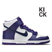 NIKE DUNK HIGH (GS) 'ELECTRO PURPLE MIDNIGHT NAVY'