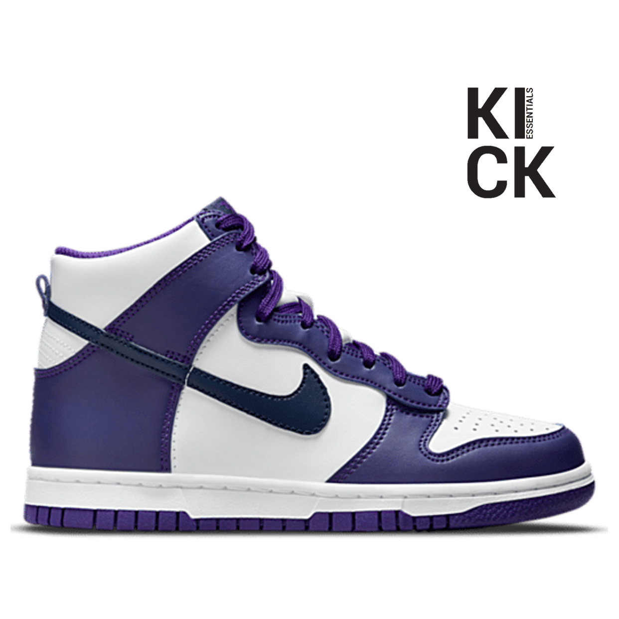 NIKE DUNK HIGH (GS) 'ELECTRO PURPLE MIDNIGHT NAVY'