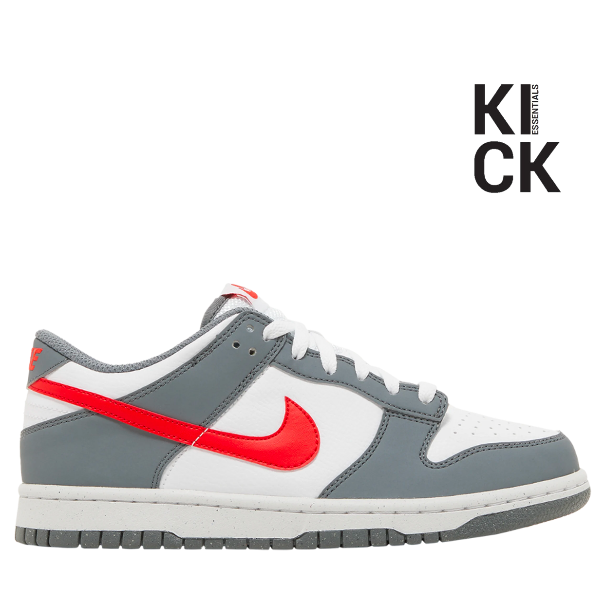 NIKE DUNK LOW (GS) 'NEXT NATURE GREY RED'