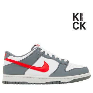 NIKE DUNK LOW (GS) 'NEXT NATURE GREY RED'