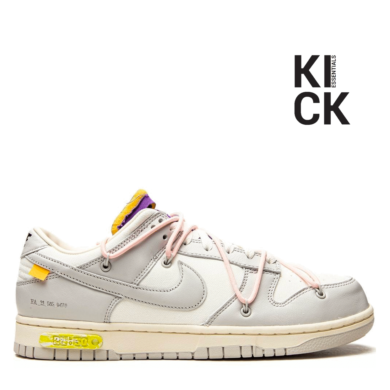 NIKE DUNK LOW 'OFF WHITE LOT 24'