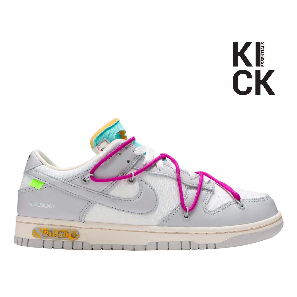 NIKE DUNK LOW 'OFF-WHITE LOT 21'