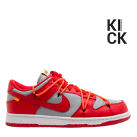 NIKE DUNK LOW 'OFF-WHITE UNIVERSITY RED'