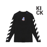 OFF-WHITE TEE 'DIAGONAL THERMO BLACK'