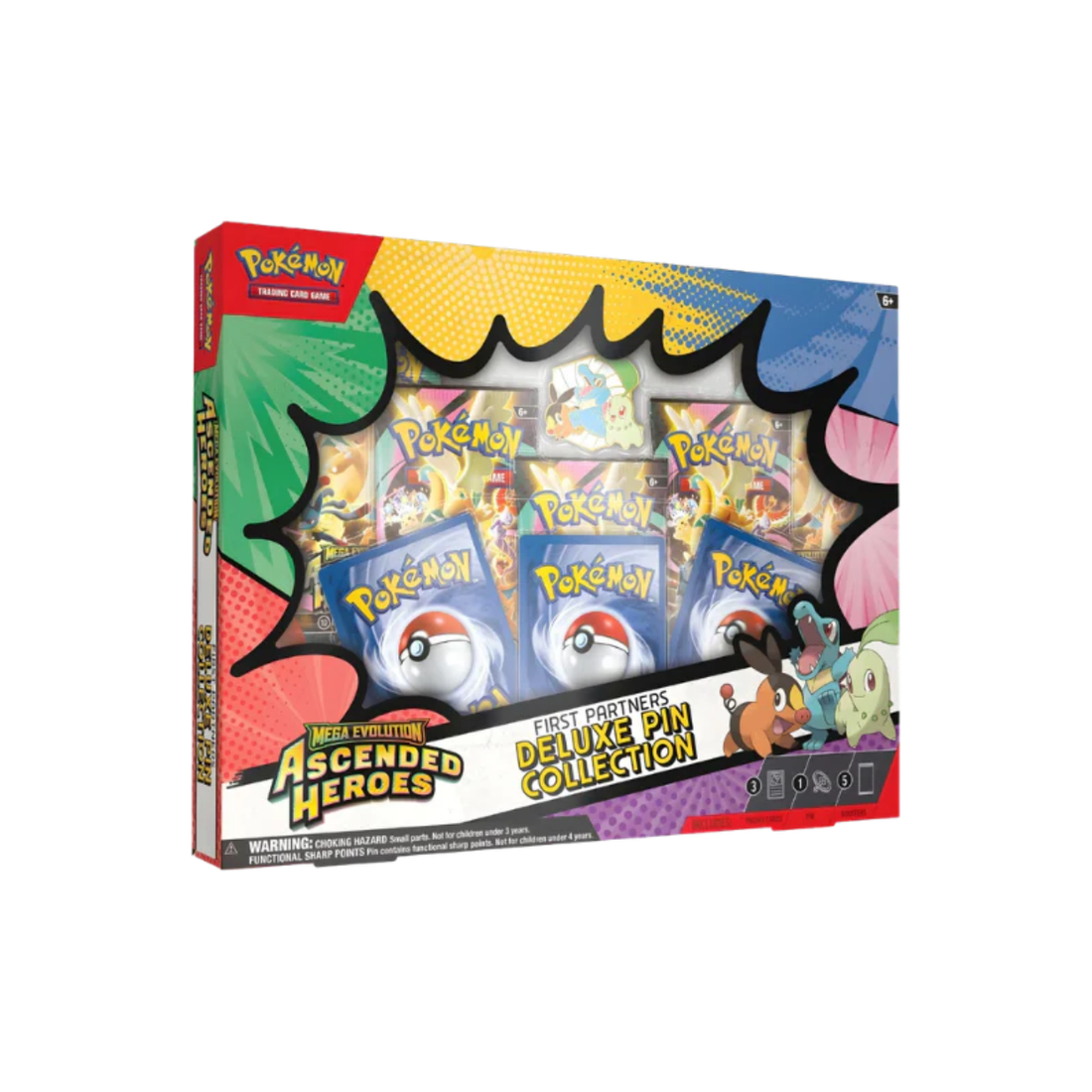 POKEMON BOX 'ASCENDED HEROES FIRST PARTNERS DELUXE PIN COLLECTION'