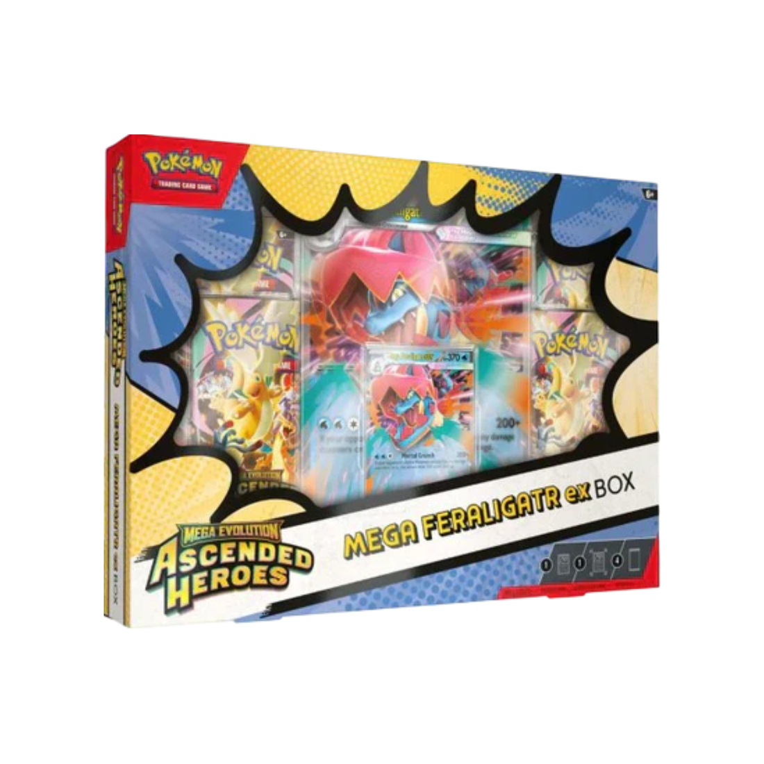 POKEMON BOX 'ASCENDED HEROES MEGA FERALIGATR EX BOX'