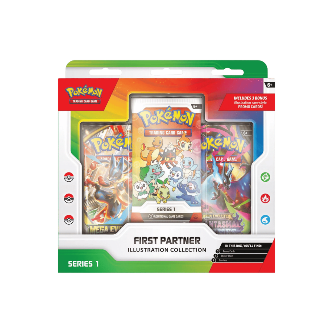 POKEMON BOX 'FIRST PARTNER ILLUSTRATION COLLECTION SERIES 1'