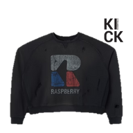 RASPBERRY HILLS CREWNECK 'RAF BERRY BLACK'