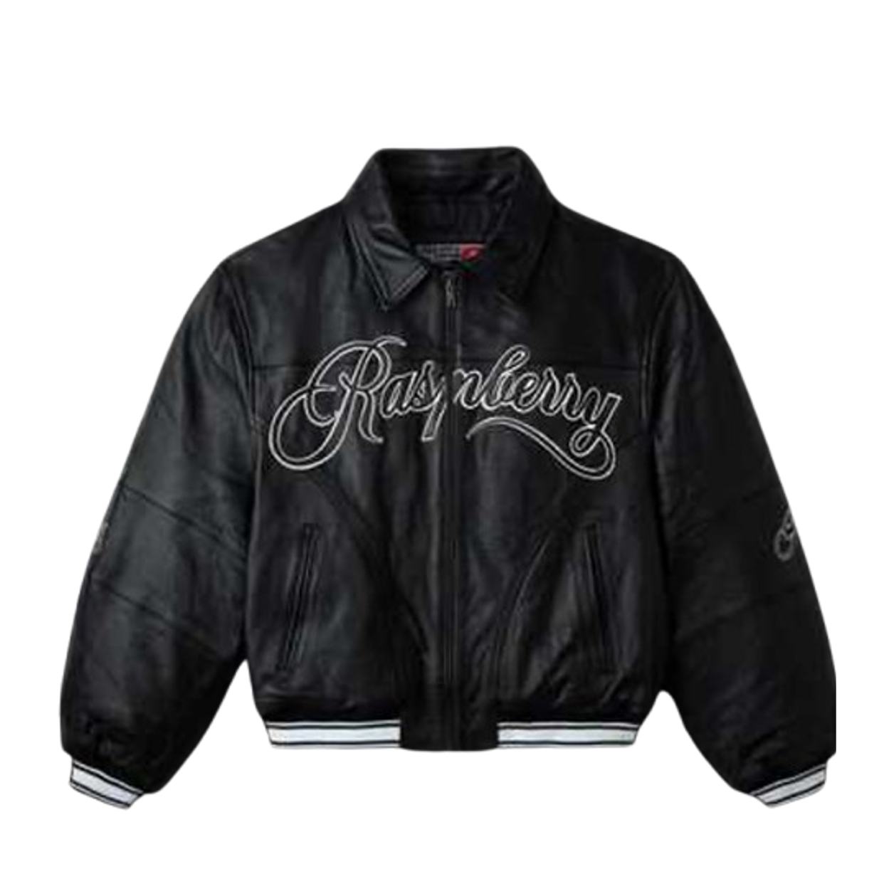 RASPBERRY HILLS JACKET 'LEATHER GG BLACK'