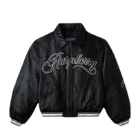 RASPBERRY HILLS JACKET 'LEATHER GG BLACK'
