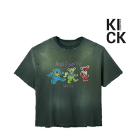 RASPBERRY HILLS TEE 'GRATEFUL BERRY GREEN'