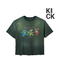 RASPBERRY HILLS TEE 'GRATEFUL BERRY GREEN'