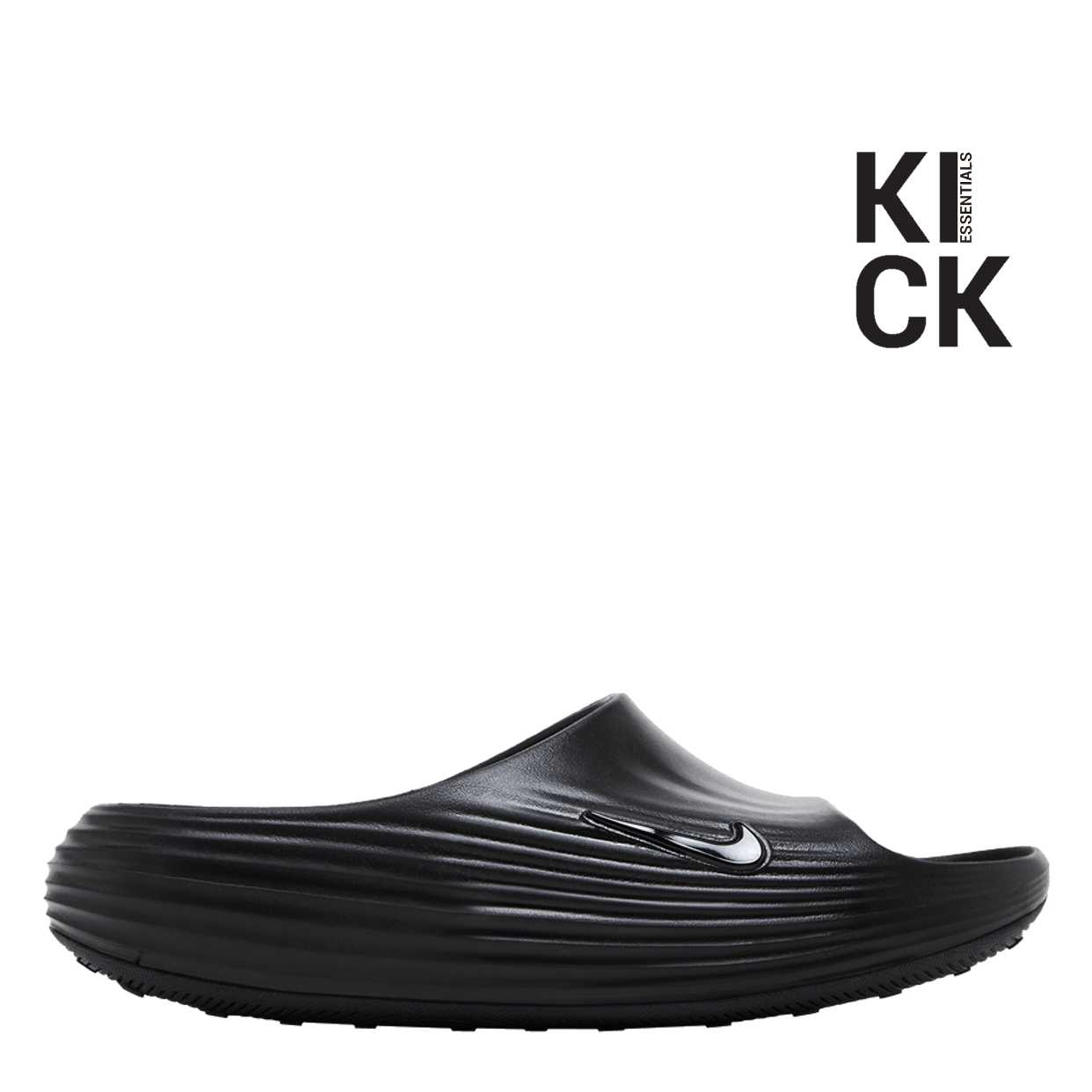 NIKE REACT REJUVEN8 SLIDE 'BLACK'