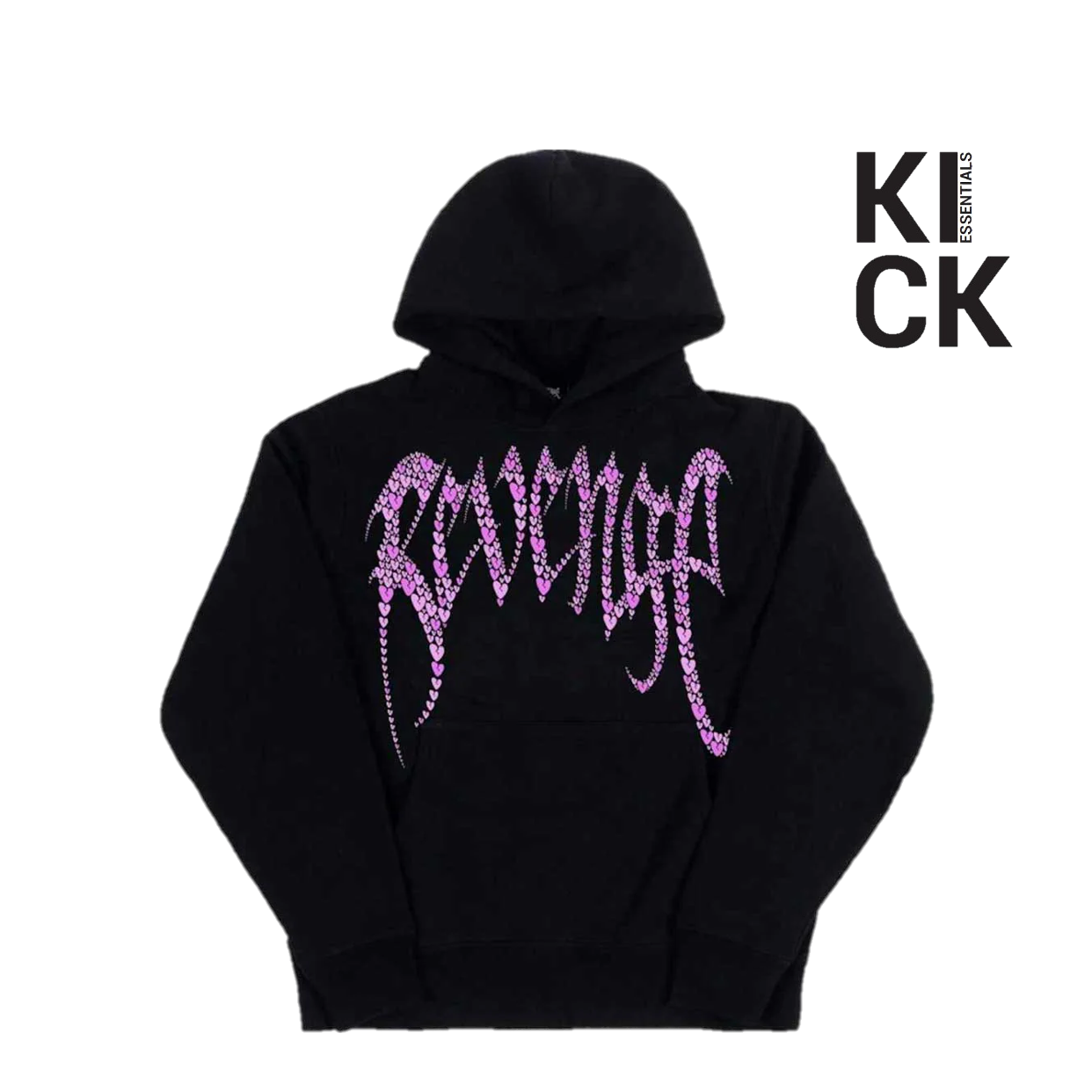 REVENGE HOODIE 'PINK BROKEN HEART'