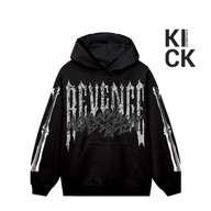 REVENGE HOODIE 'CHROMED OUT BLACK'