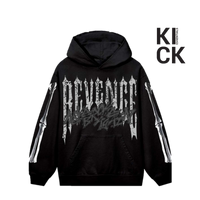 REVENGE HOODIE 'CHROMED OUT BLACK'