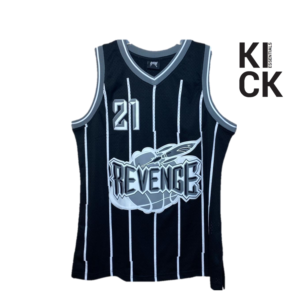 REVENGE JERSEY 'EMBROIDERED BLACK'