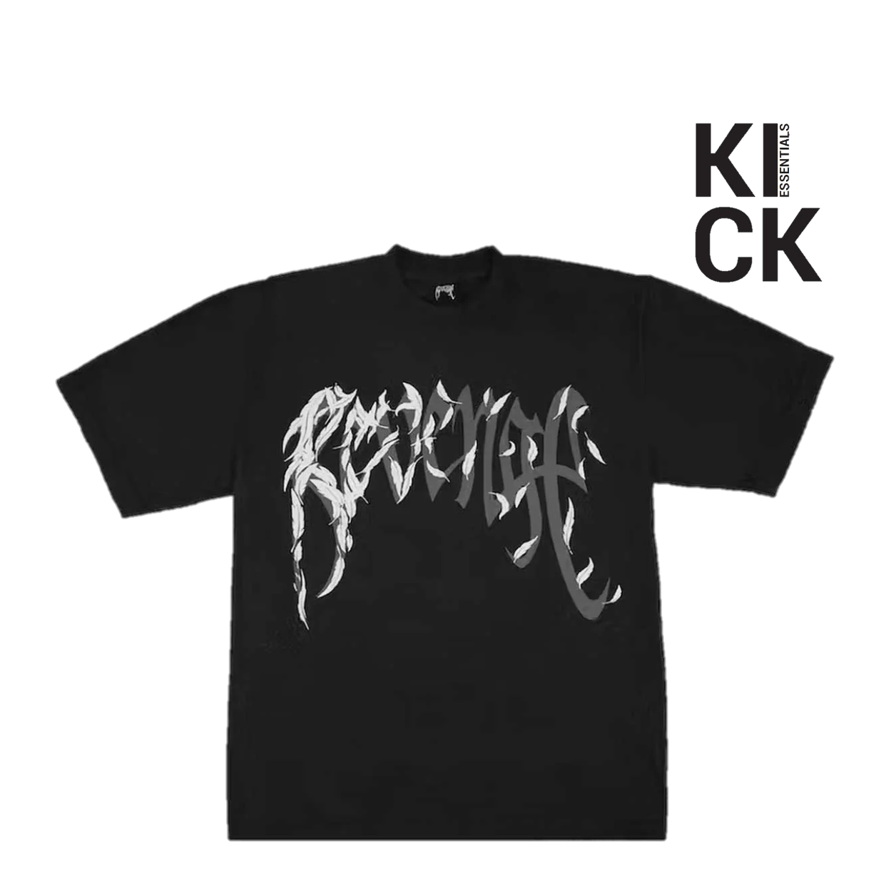 REVENGE TEE 'DOVE BLACK'