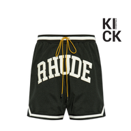 RHUDE SHORT 'COLLEGIATE BLACK WHITE'