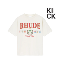 RHUDE TEE 'BAY OF ANGELS YACHT WHITE'