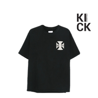 RHUDE TEE 'EMBELLISHED CROSS BLACK'