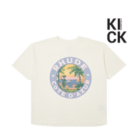 RHUDE TEE 'LAGO WHITE'