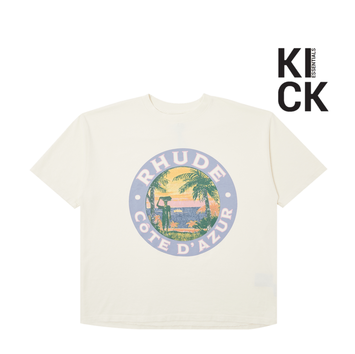 RHUDE TEE 'LAGO WHITE'