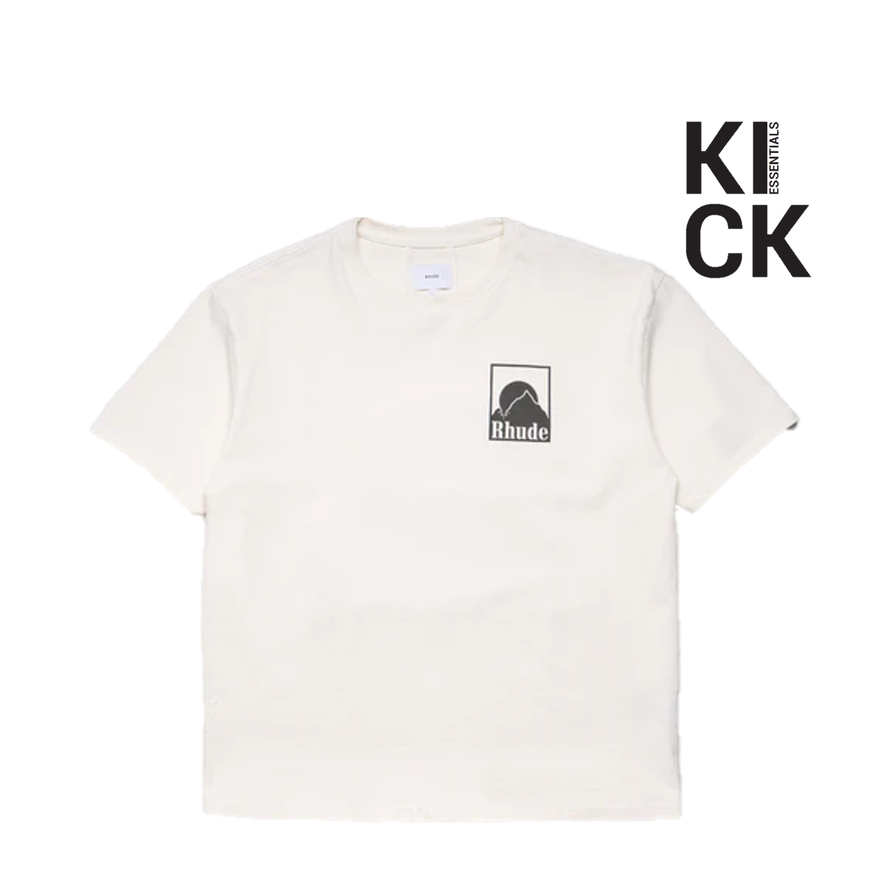 RHUDE TEE 'MOONLIGHT BADGE WHITE'