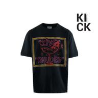 RHUDE TEE 'LIVE RHUDES BLACK'