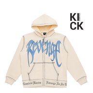 REVENGE HOODIE 'CONTRAST CREAM BLUE'