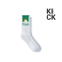 RHUDE SOCK 'MOONLIGHT WHITE GREEN'