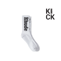 RHUDE SOCK 'RH VERTICAL WHITE'